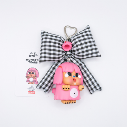 HANDGEFERTIGTER CRYBABY Monster-Tränen SÜSSER WERWOLF Taschenanhänger Schlüsselanhänger