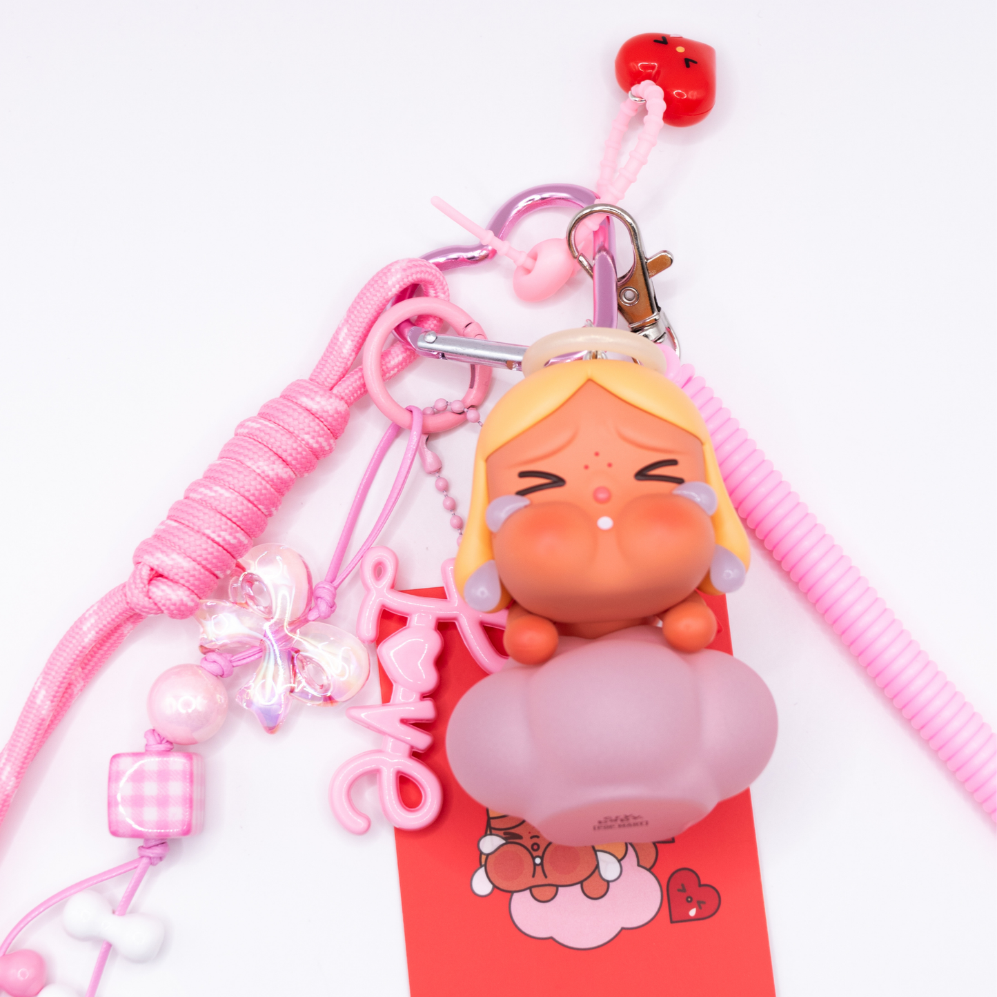 Handmade CRYBABY Stupid Cupid Chunky Keychain and Bag Charm