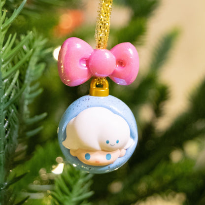 Handmade POP MART Pop Bean Christmas Ball Series Ornament