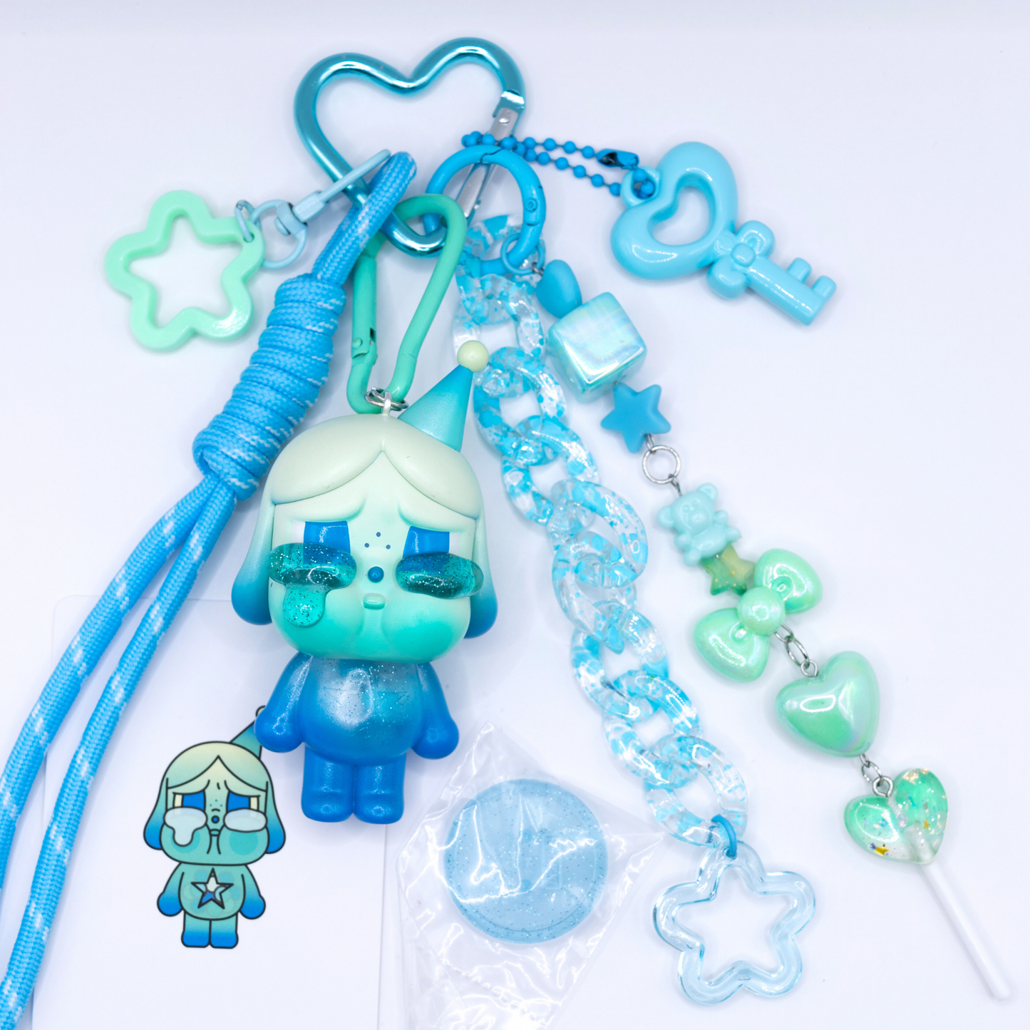 Handmade CRYBABY Star Boy Keychain and Bag Charm