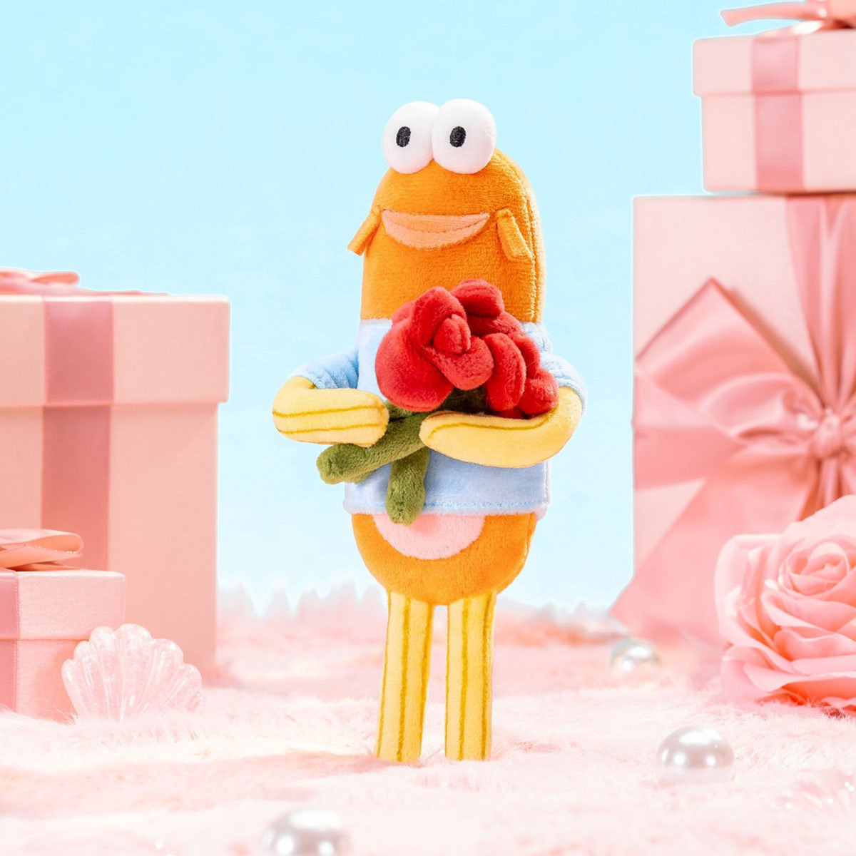POP MART Bikini Bottom Buddies Romantic Fish Series Plush Pendants