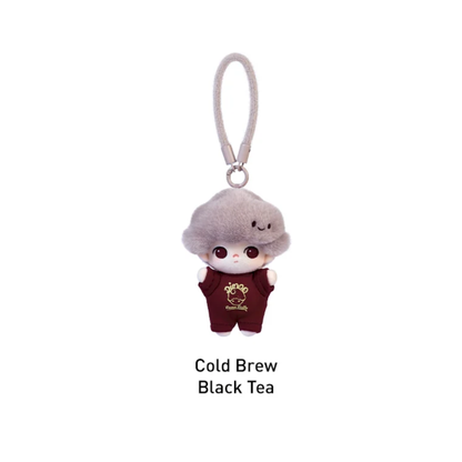 POP MART Dimoo World Crush On Coffee Series Soft-Faced Plush Keychain