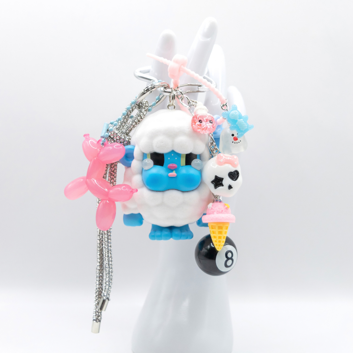 HANDMADE CRYBABY Monster Tears FROSTY CANDY Bag Charm Keychain
