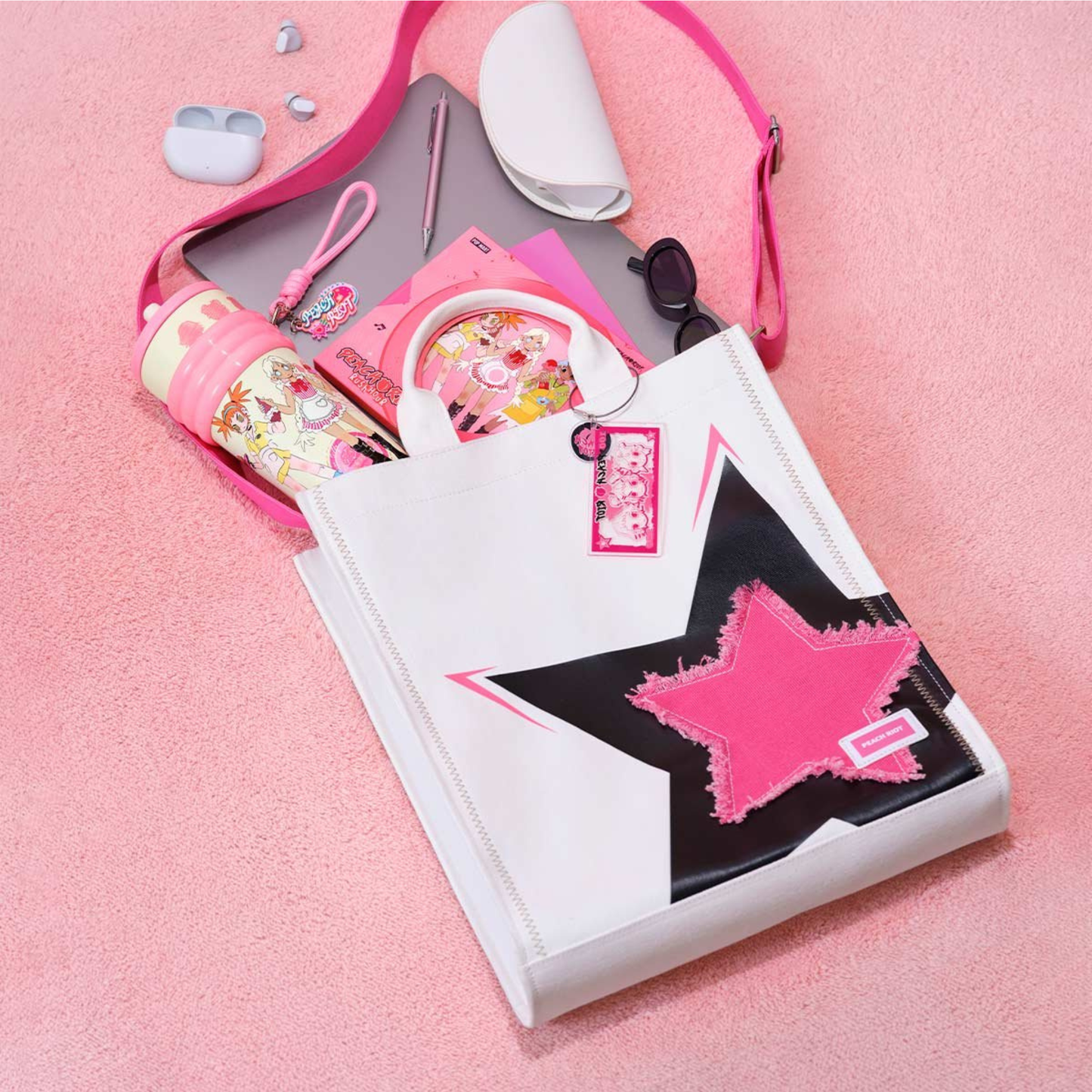POP MART Peach Riot Rush Hour Series Shoulder Bag