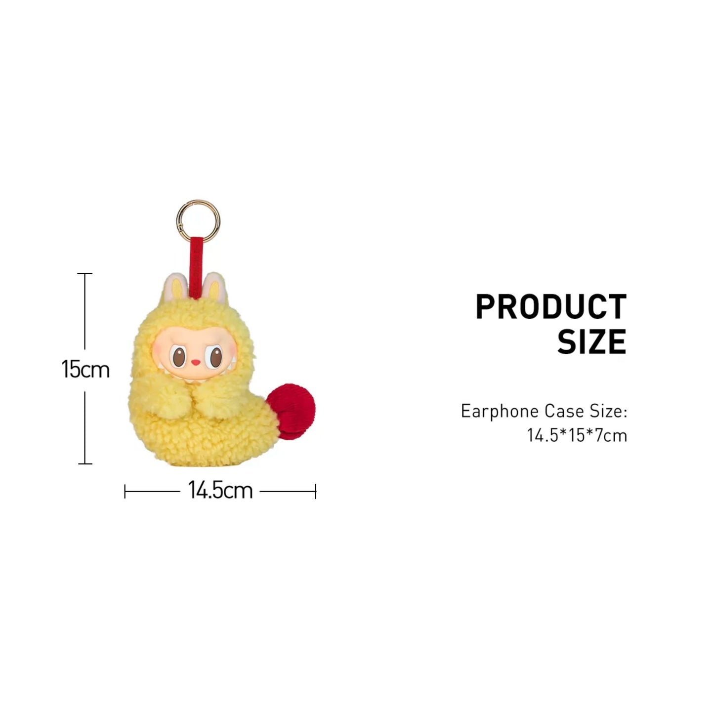 POP MART LES MONSTRES Labubu Série Wacky Mart Sac à écouteurs Crevettes