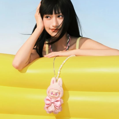 POP MART Die Monster Labubu MOKOKO Spring in den Sommer Plüschanhänger