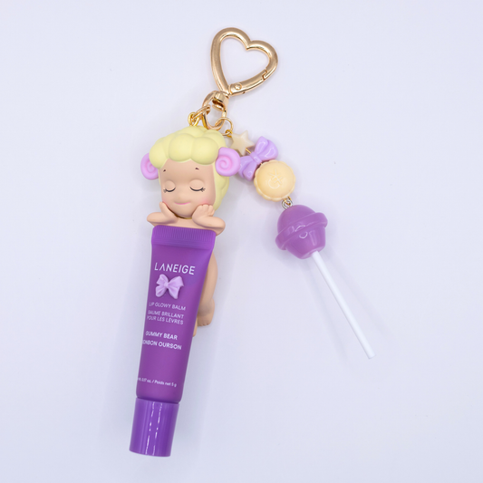 Handmade SONNY ANGEL Dreaming Hippers Series Sheep Keychain Lip Charm