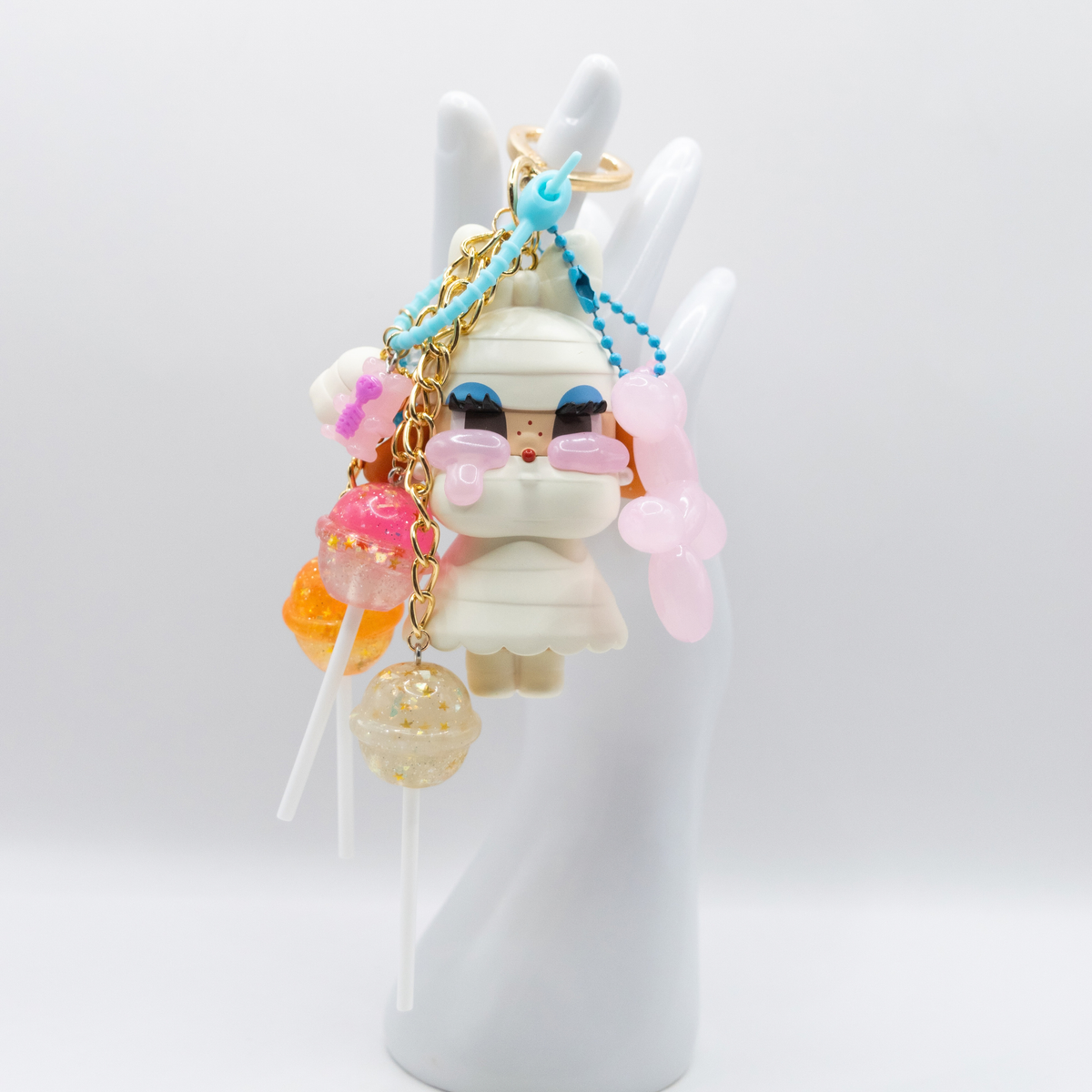 HANDMADE CRYBABY Monster Tears LADY MUMMY Bag Charm Keychain