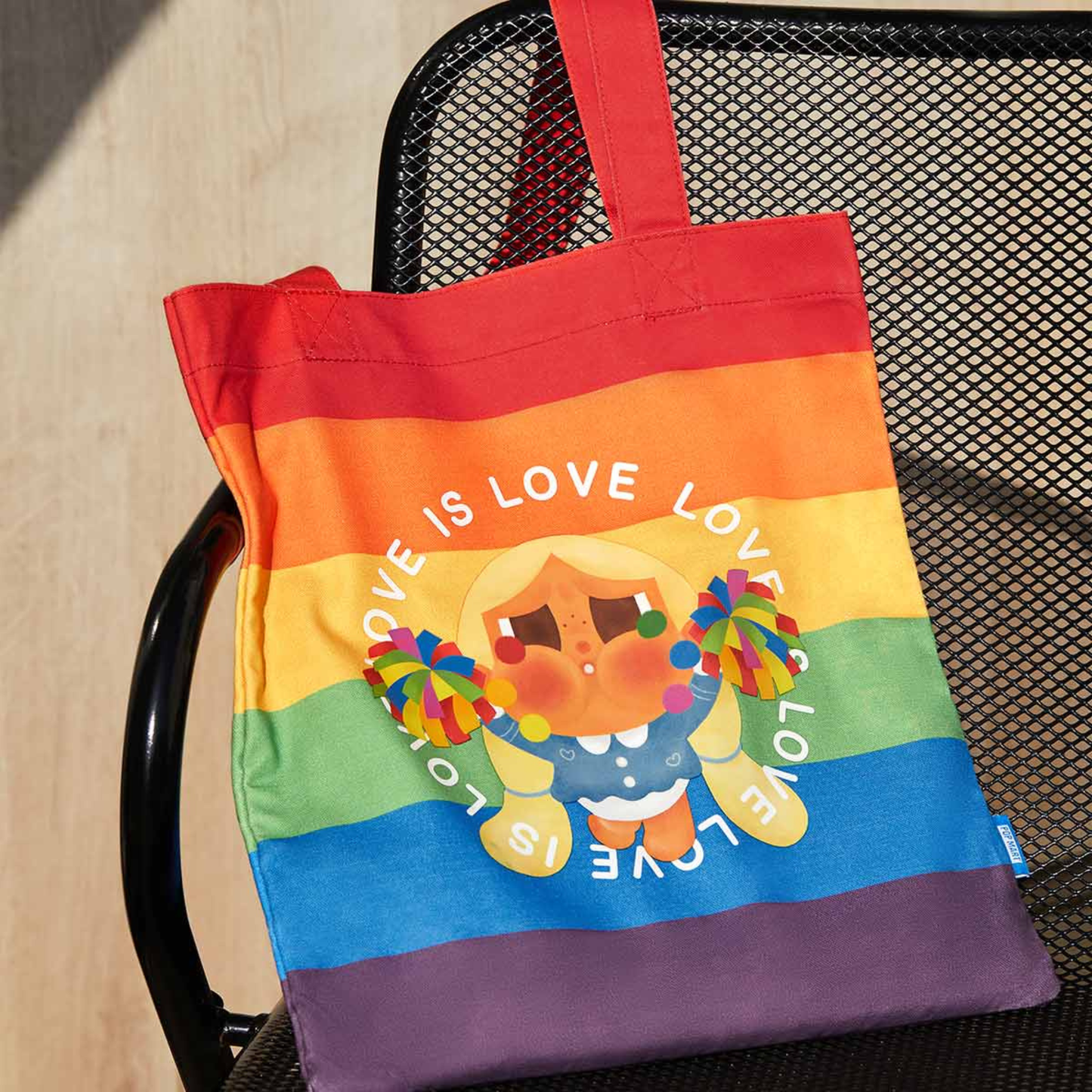 POP MART Crybaby Cheer Up, Baby! Canvas Bag (Color Ver.)