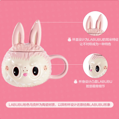 POP MART x How2Work The Monsters Labubu CANDY Pink Keramiktasse