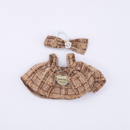 Designer Inspired 17cm Doll Clothes 2-Piece Set Various Colours