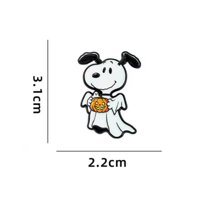 Snoopy Halloween Enamel Pins Various Designs