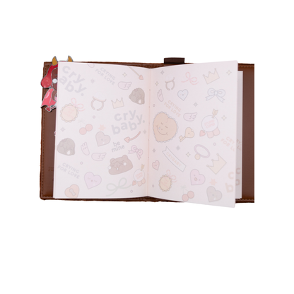 POP MART CRYBABY Crybaby's Tears Series Devil Plush Notebook Badge Set (Limited Edition)