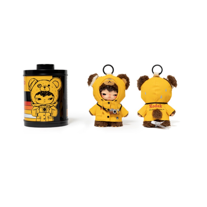POP MART Hirono x Kodak Click Bear Plush Doll Pendant (Limited Edition)