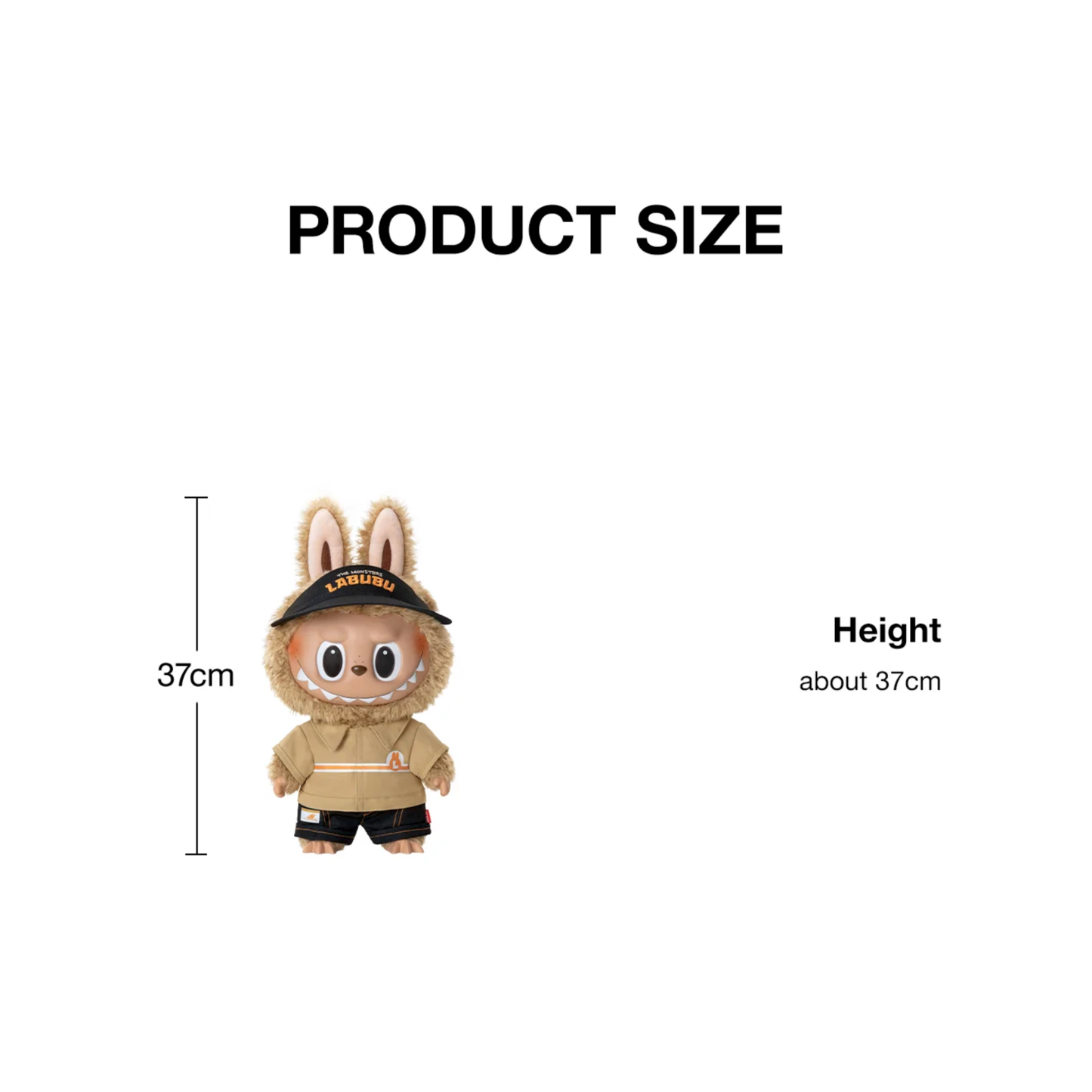POP MART The Monsters The Naughty Cashier Plush Doll 38cm