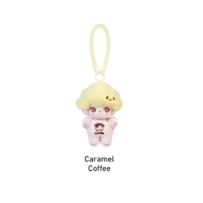 POP MART Dimoo World Crush On Coffee Series Soft-Faced Plush Keychain