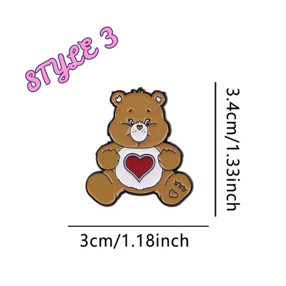 Care Bear Enamel Pins Various Designs