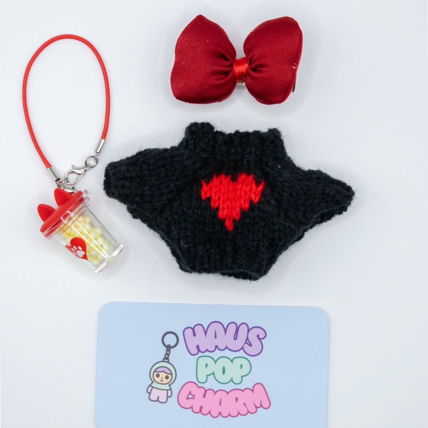 Cute 17cm Doll Clothes 3-Piece Set Various Colors