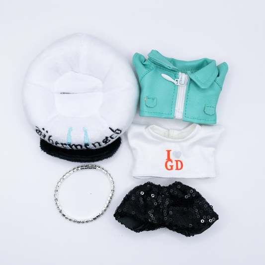 K-Pop Idol Designer Inspired 17cm Doll Clothes 5-Piece Set