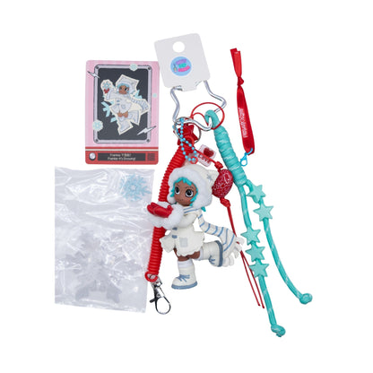Handmade POP MART Peach Riot Holiday Mixtapes Series Keychain/Christmas Ornament