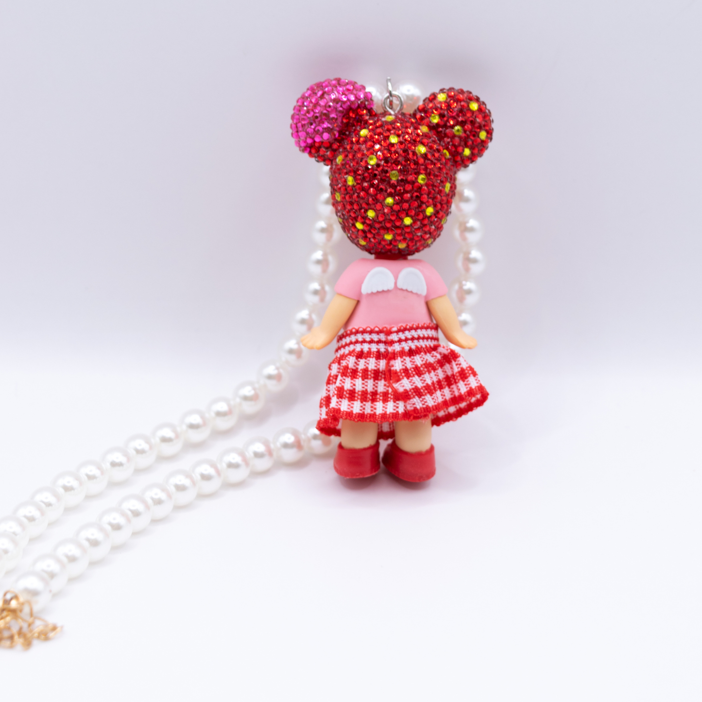 Handgemachte SONNY ANGEL Erdbeerliebe-Serie MAUS Schmuckhalskette