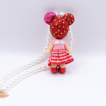 Handgemachte SONNY ANGEL Erdbeerliebe-Serie MAUS Schmuckhalskette