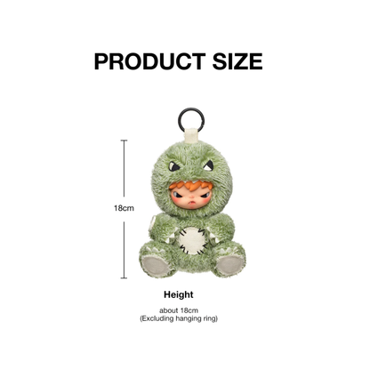 POP MART Hirono Dino Plush Doll Pendant