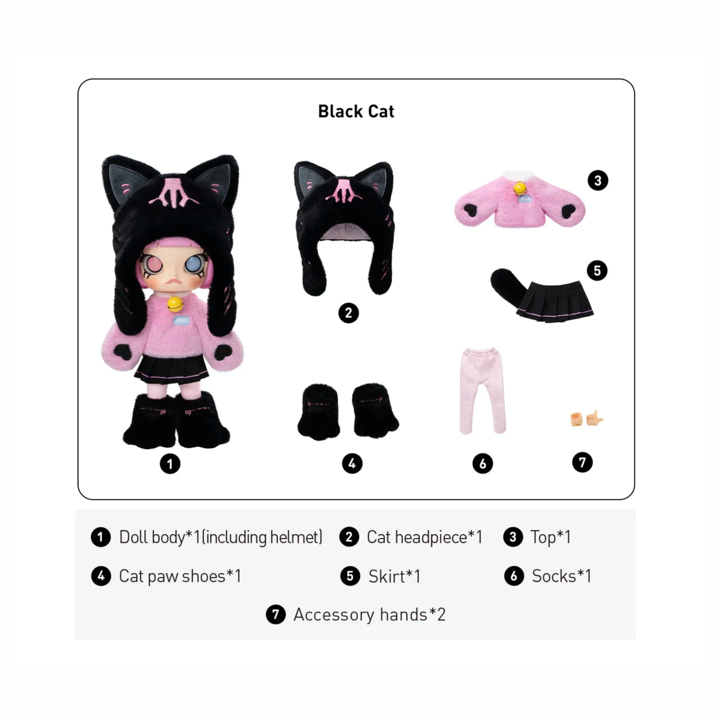 POP MART Molly Peekaboo 1/8 Actionfigur Puppe