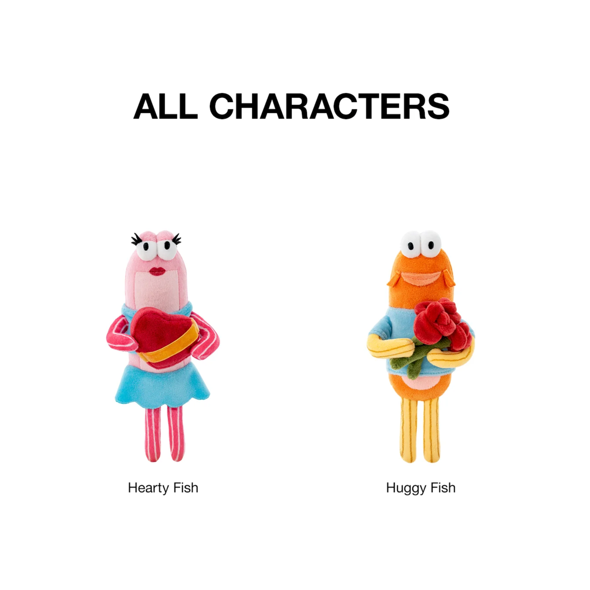 POP MART Bikini Bottom Buddies Romantic Fish Series Plush Pendants