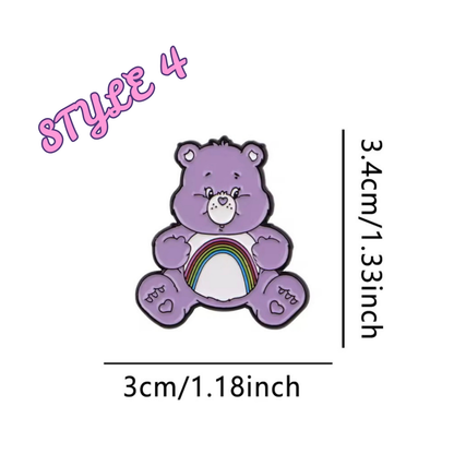 Care Bear Enamel Pins Various Designs
