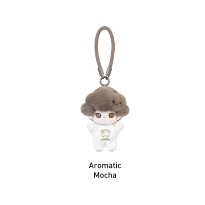 POP MART Dimoo World Crush On Coffee Series Soft-Faced Plush Keychain