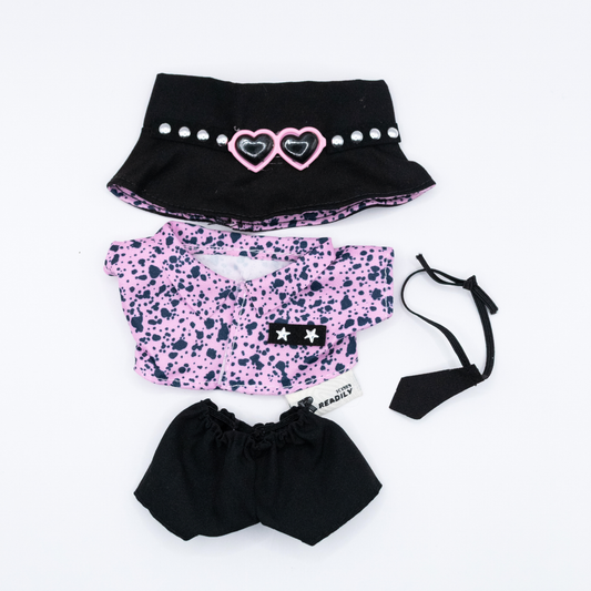 Trendy Outfit 17cm Doll Clothes 4-Piece Set