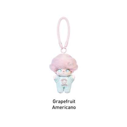 POP MART Dimoo World Crush On Coffee Series Soft-Faced Plush Keychain