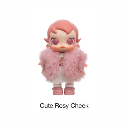 POP MART Molly Winter Fit Check Serie Vinyl Plüschanhänger