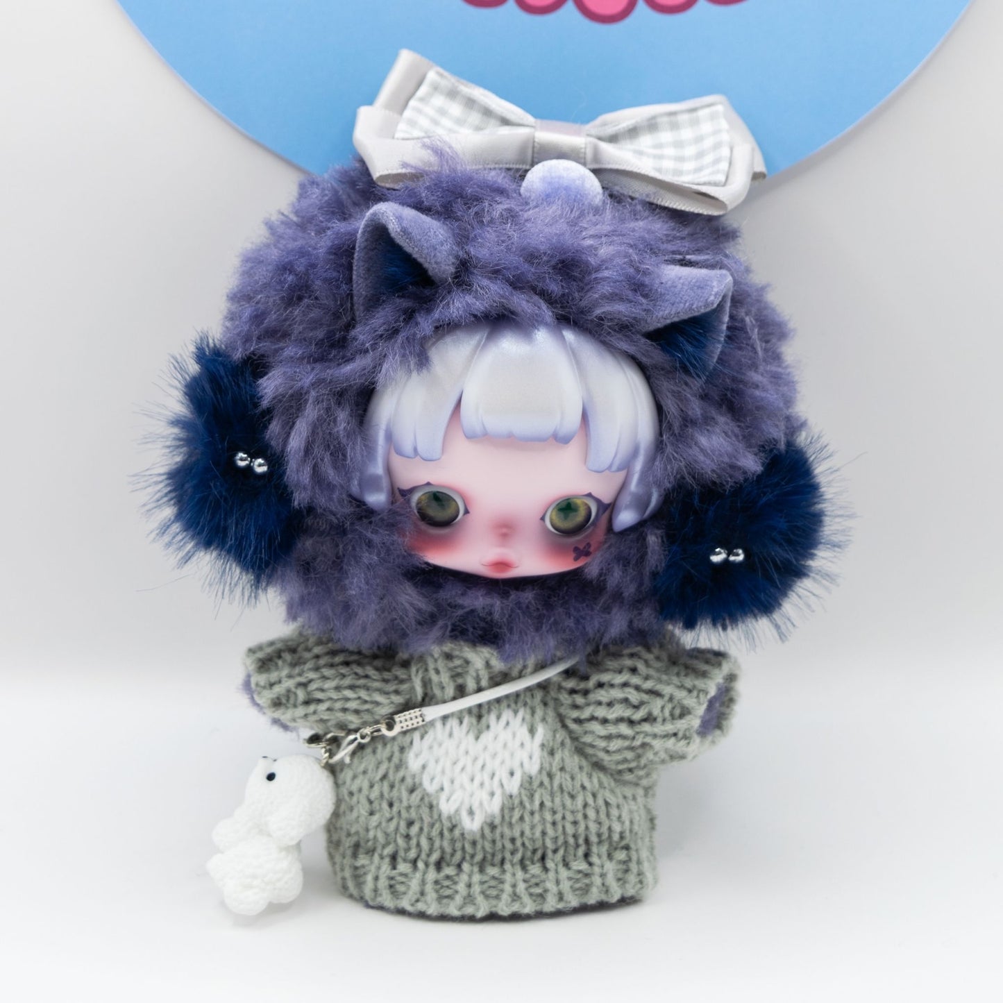 Cute 17cm Doll Clothes 3-Piece Set Various Colors
