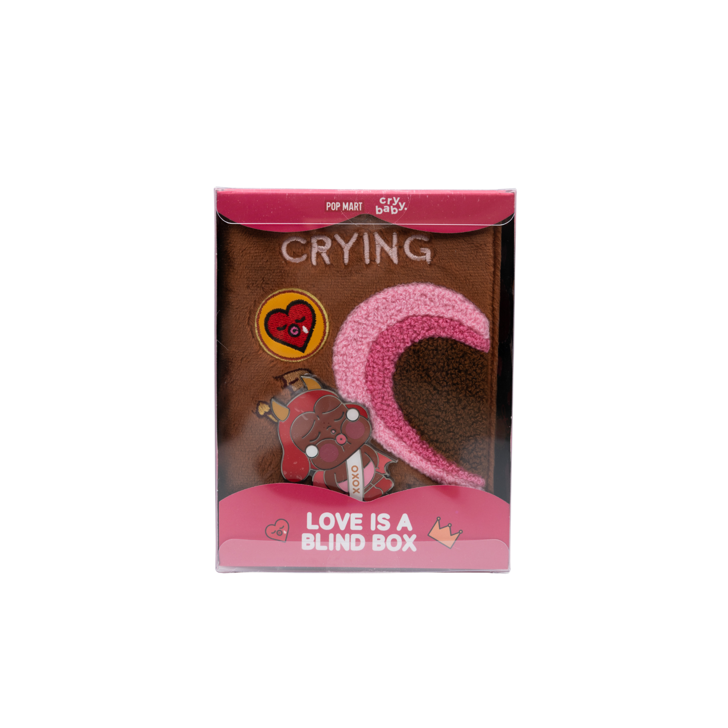 POP MART CRYBABY Crybaby's Tears Series Devil Plush Notebook Badge Set (Limited Edition)