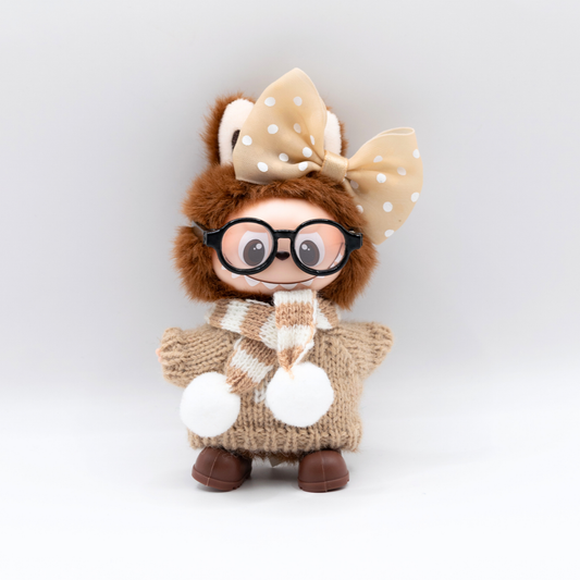 Cozy Mini Labubu 10cm Doll Clothes 5-Piece Set