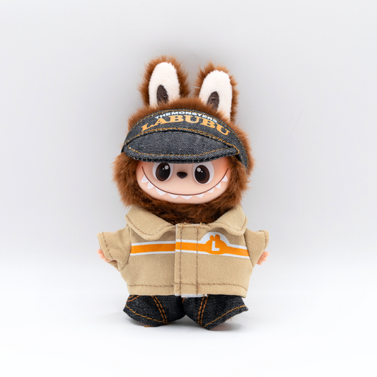 Wacky Mart Inspired Mini Labubu 10cm Doll Clothes 3-Piece Set