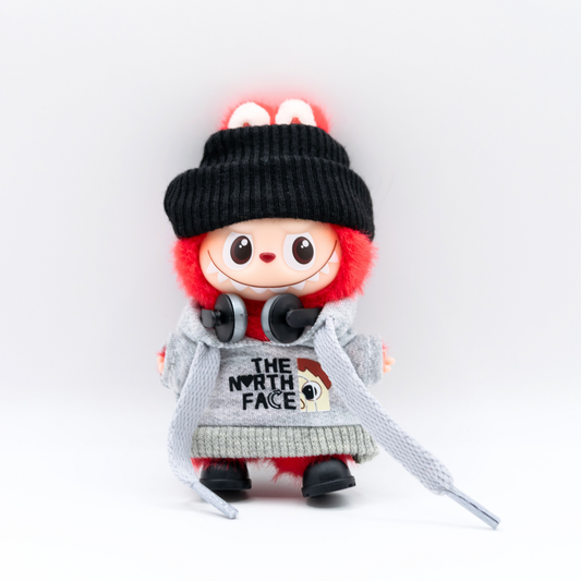 Streetwear Mini Labubu 10cm Doll Clothes 4-Piece Set
