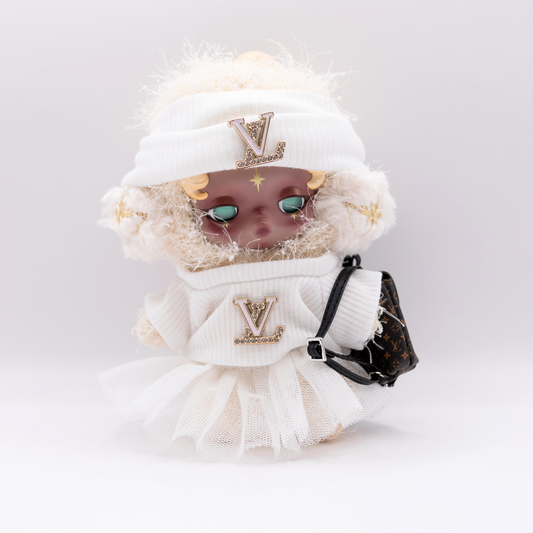 Premium Luxury Designer Inspired Doll Clothes 5-Piece Set