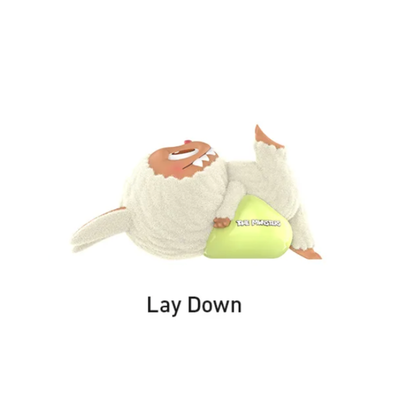 POP MART The Monsters Labubu Lazy Yoga Series Figures