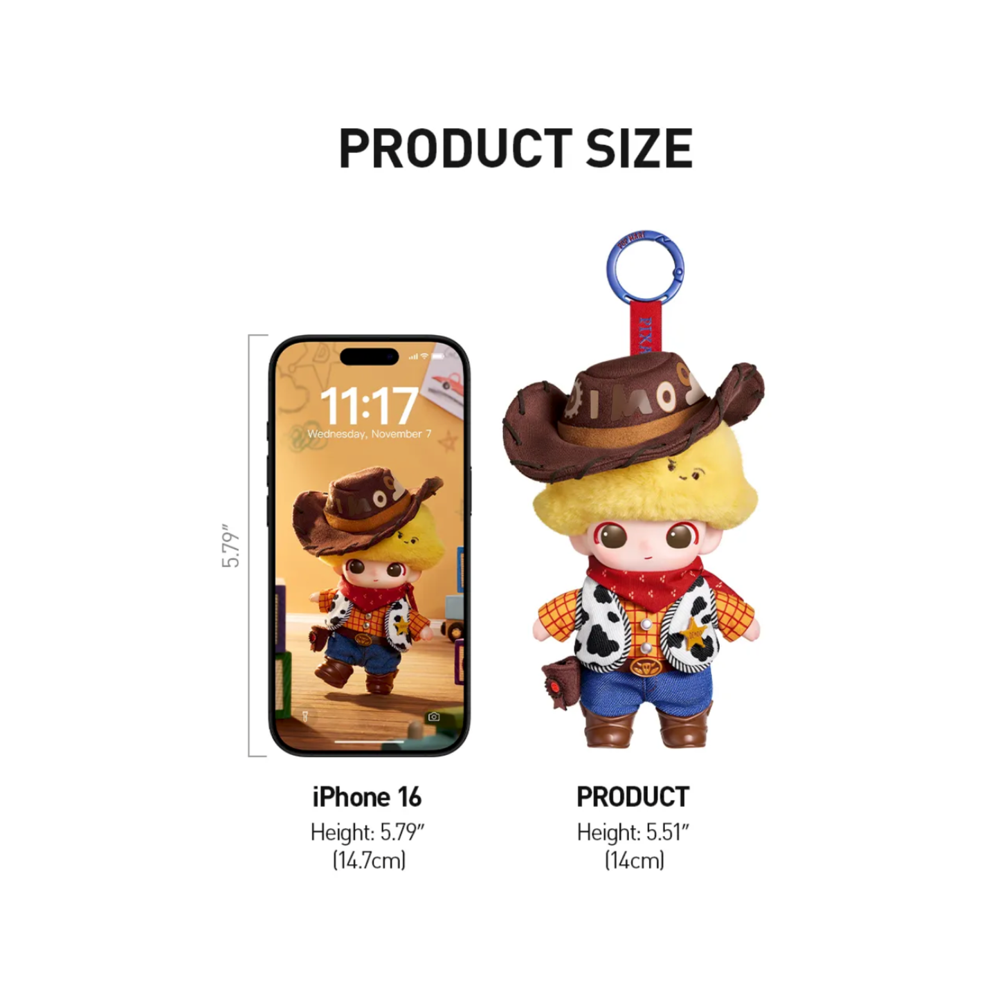 POP MART DIMOO World PIXAR Plush Pendant