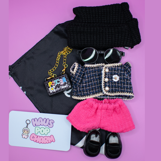 K-Pop Idol Designer Inspired 17cm Doll Clothes 7-Piece Set