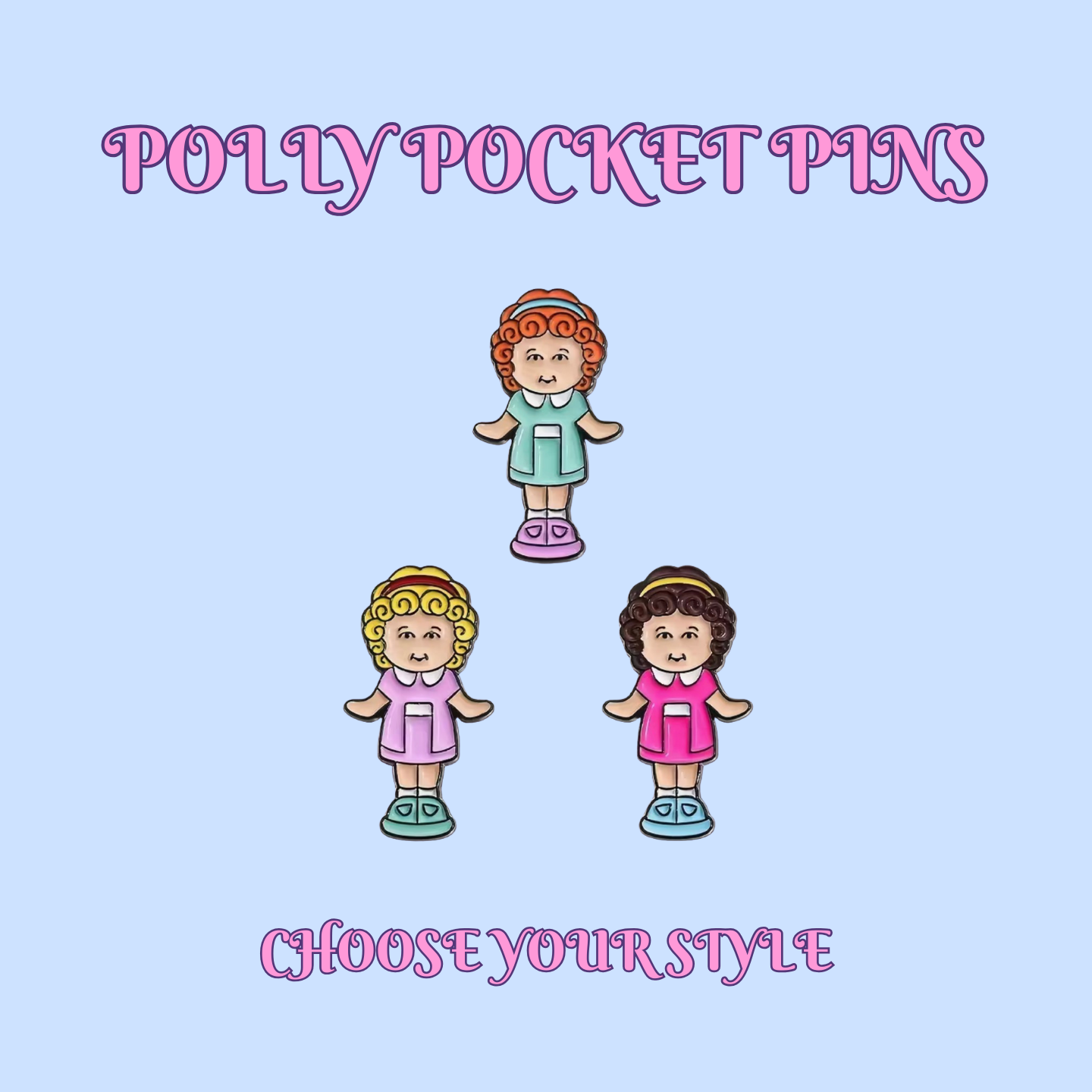 Polly Pocket 90s Enamel Pin Various Designs